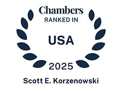 Chambers Top Ranked | USA | 2025 | Scott E. Korzenowski