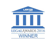 Lawyer | Legal Awards 2016 | Winner