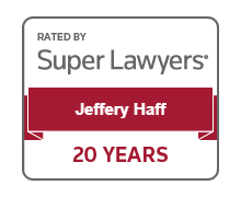 Rated By Super Lawyers Jeffery Haff 20 Years