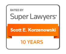 Rated By Super Lawyers Scott E. Korzenowski 10 Years
