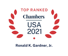 Top Ranked Chambers USA 2021 Ronald K. Gardner, Jr.