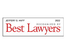 Jeffery S. Haff 2022 Recognized By Best Lawyers