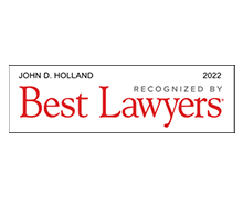 John D. Holland 2022 Recognized by Best Lawyers