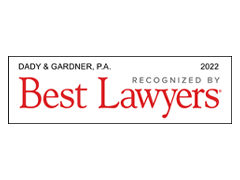 Dady & Gardner, P.A. 2022 Recognized by Best Lawyers