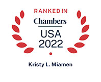 Ranked in Chambers USA 2022 Kristy L. Miamen