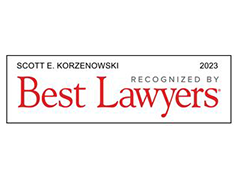 Scott E. Korzenowski 2023 Recognized by best lawyer