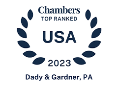 Chambers Ranked in USA 2023 Dady & Gardner, PA