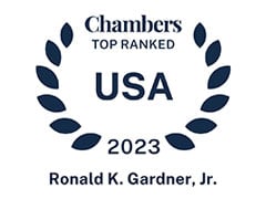 Chambers Ranked In USA 2023 Ronald K. Gardner, Jr.