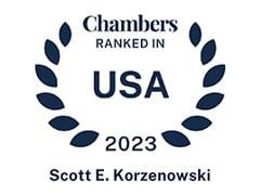 Chambers Ranked In USA 2023 Scott E. Korzenowski