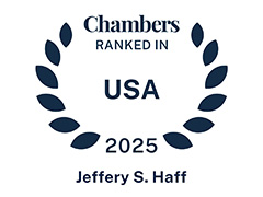 Chambers Top Ranked | USA | 2025 | Jeffery S. Haff
