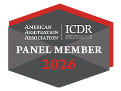 American Arbitration Association |International Centre For Dispute Resolution® Panel Member 2026