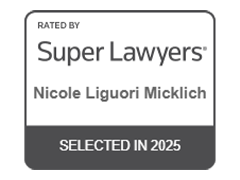 RATED BY Super Lawyers Nicole Liguori Micklich SELECTED IN 2025