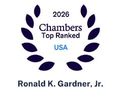 2026 Chambers Ranked in USA | Ronald K. Gardner Jr.