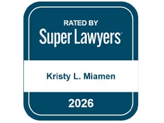 Rated By Super Lawyers | Kristy L. Miamen | 2026