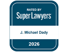 Rated By Super Lawyers | J. Michael Dady | 2026