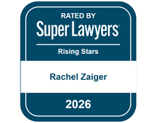 Rated By Super Lawyers | Rachel Zaiger | 2026